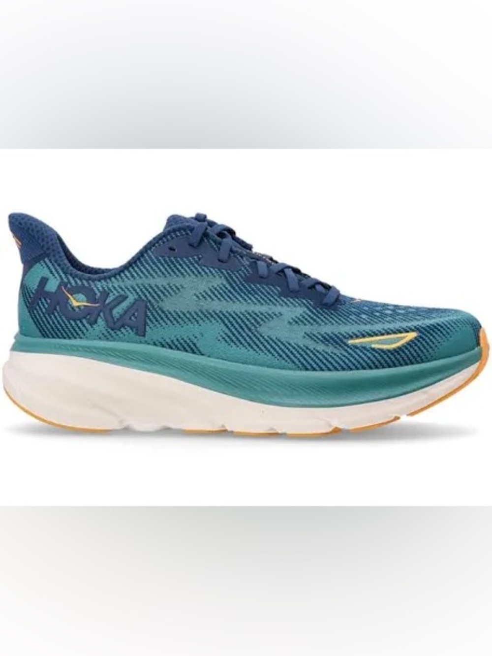 Hoka Men's Teal & Navy Athletic Running Shoe